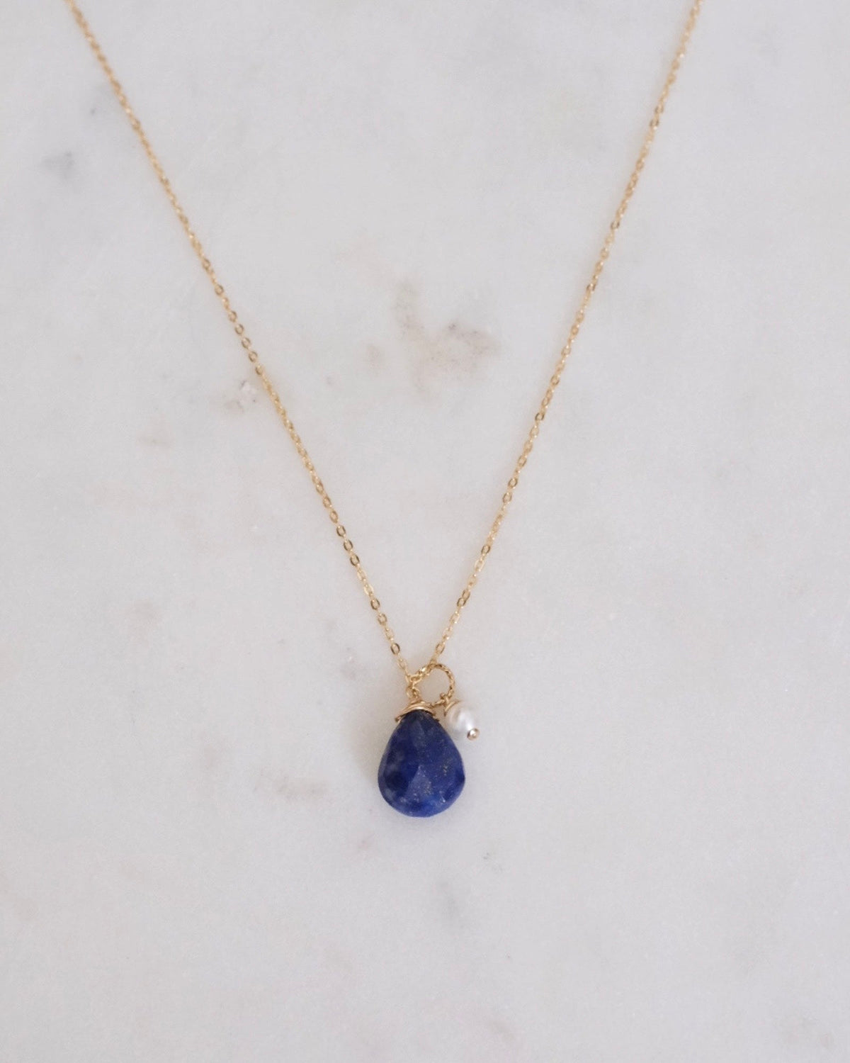 Lapis Lazuli Pearl Necklace