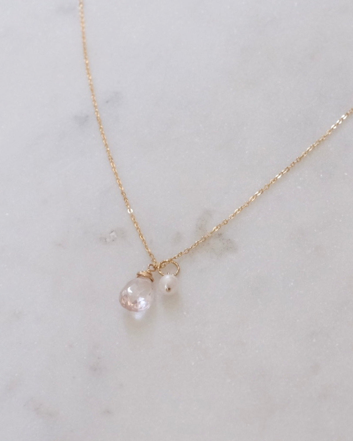 Rose Pearl Necklace