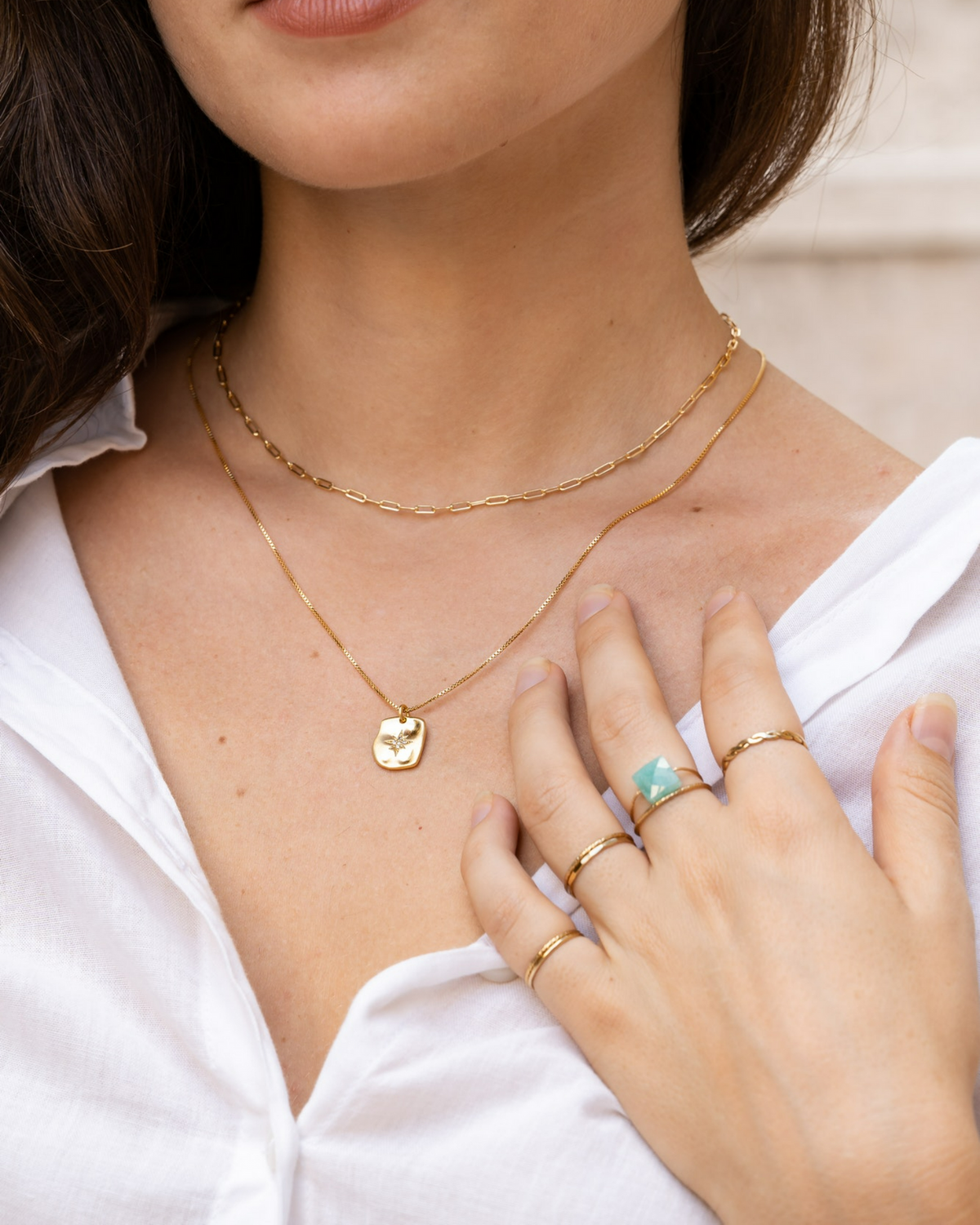 Amazonite Serenity Ring