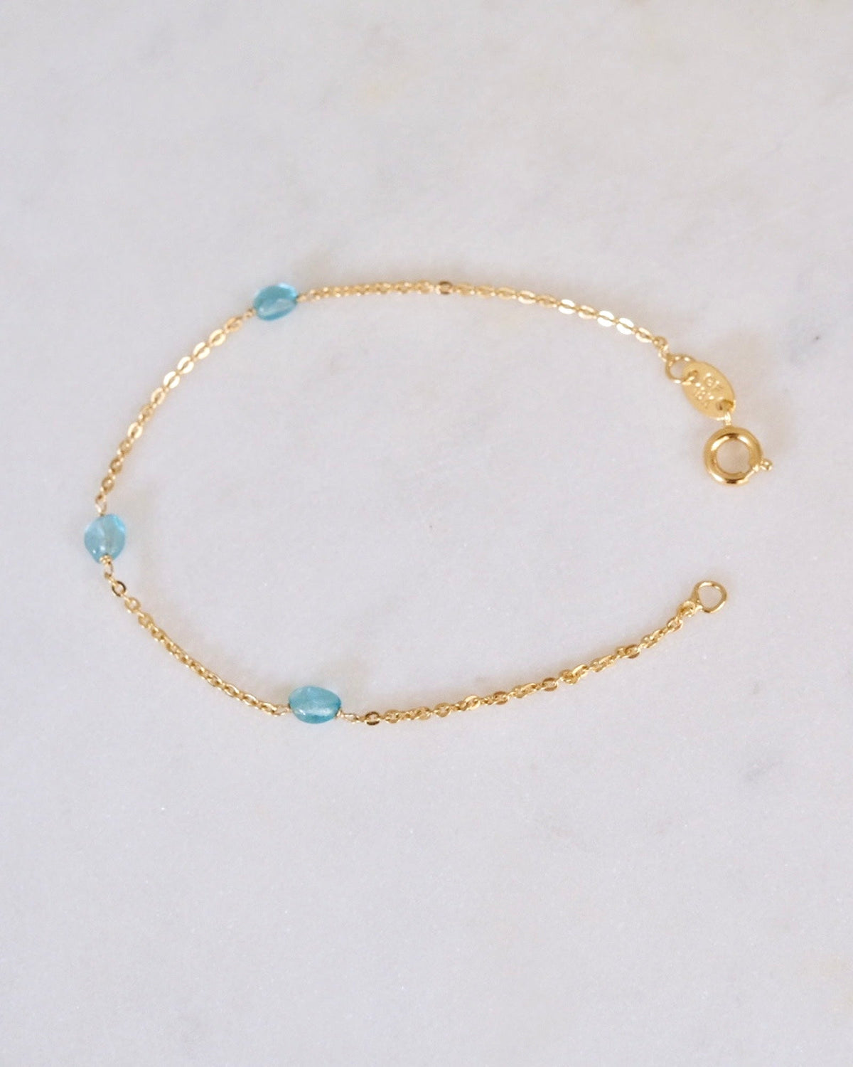 Blue Apatite Bracelet