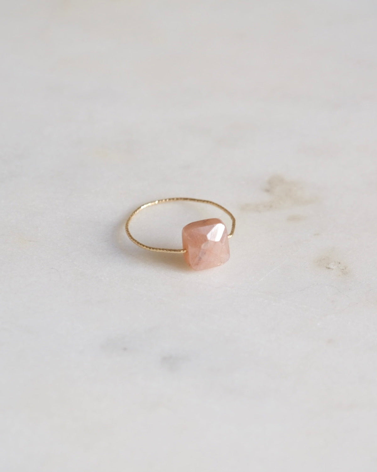 Chocolate Moonstone Ring