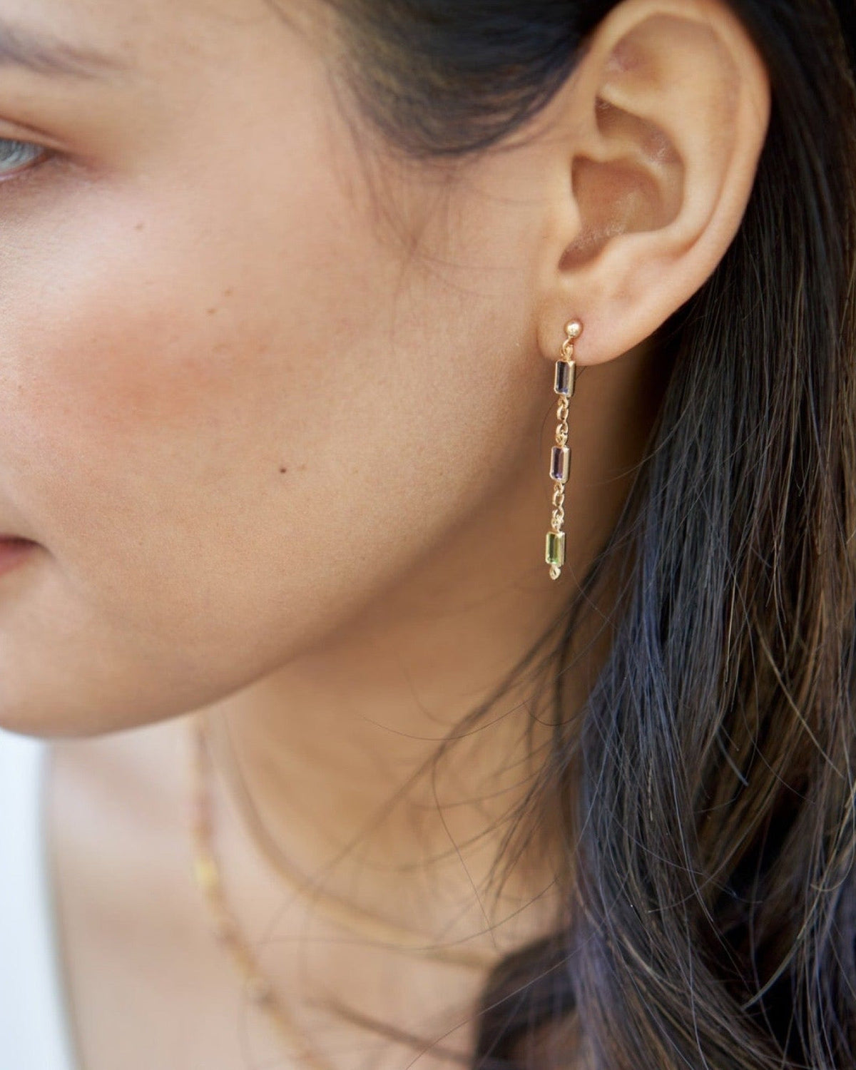 Daria Gold Stud Earrings