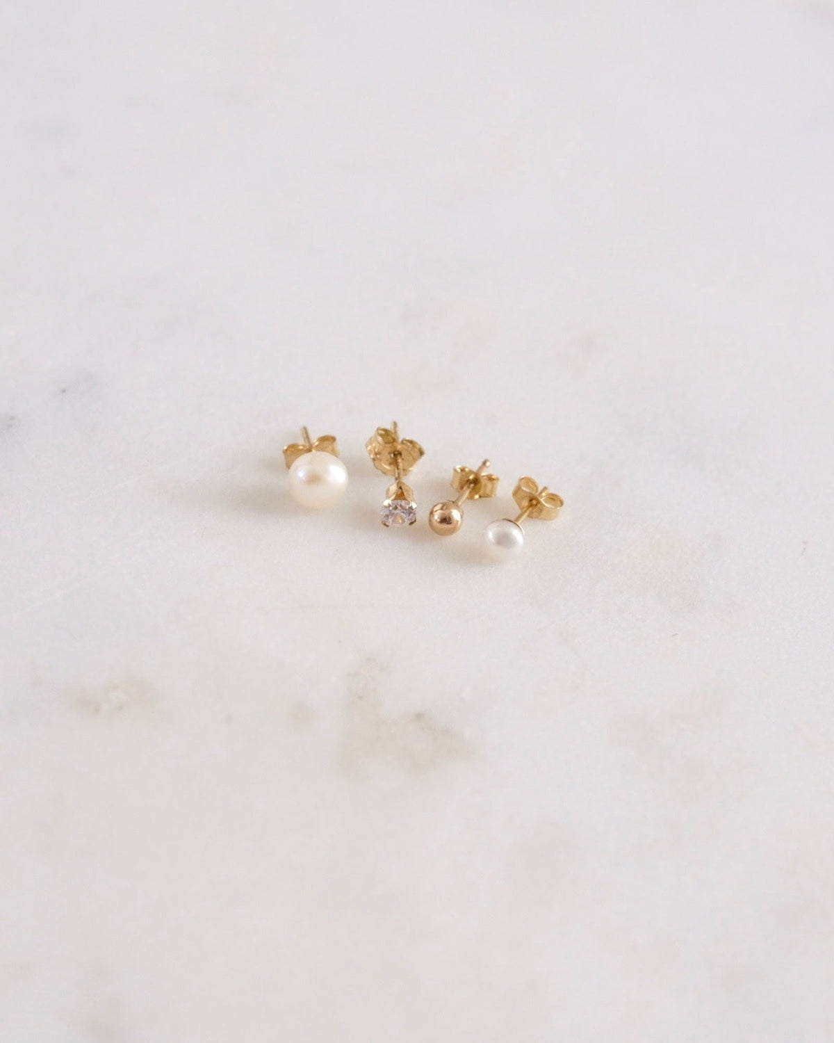 Petite Pearl Stud Earrings