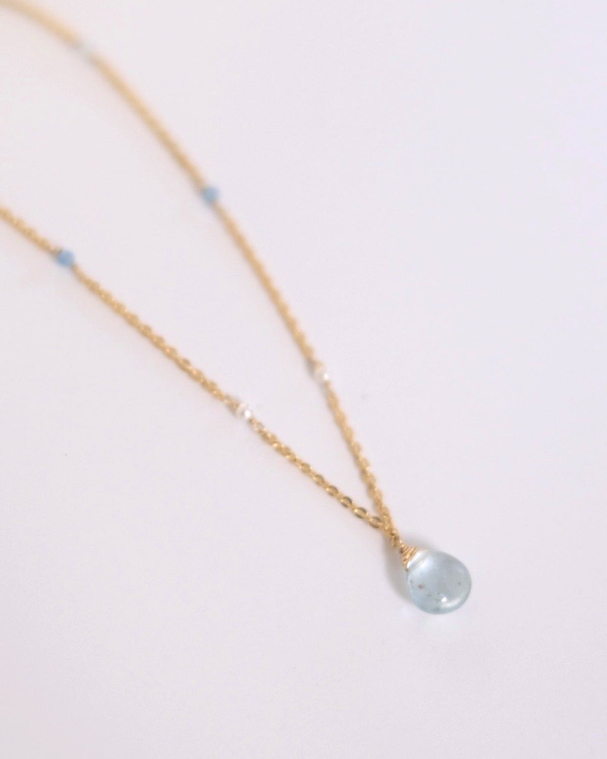 Aquamarine Bohemian Necklace