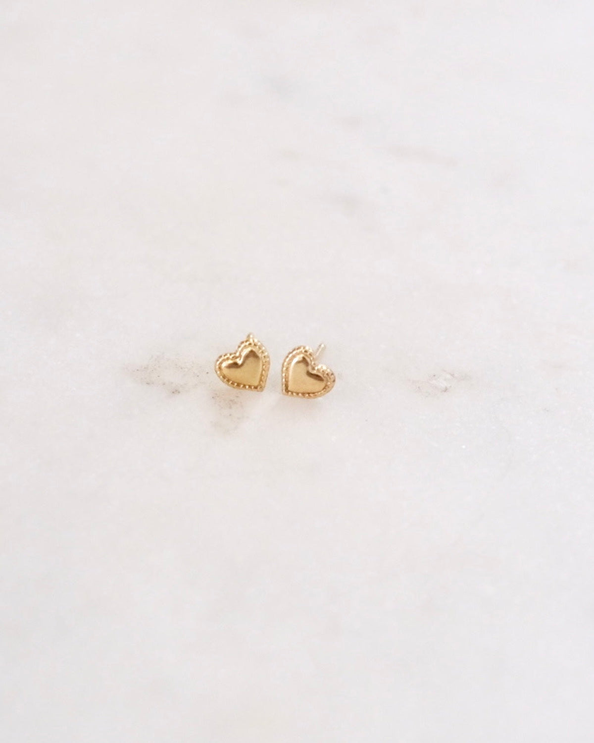 Love Heart Stud Earrings