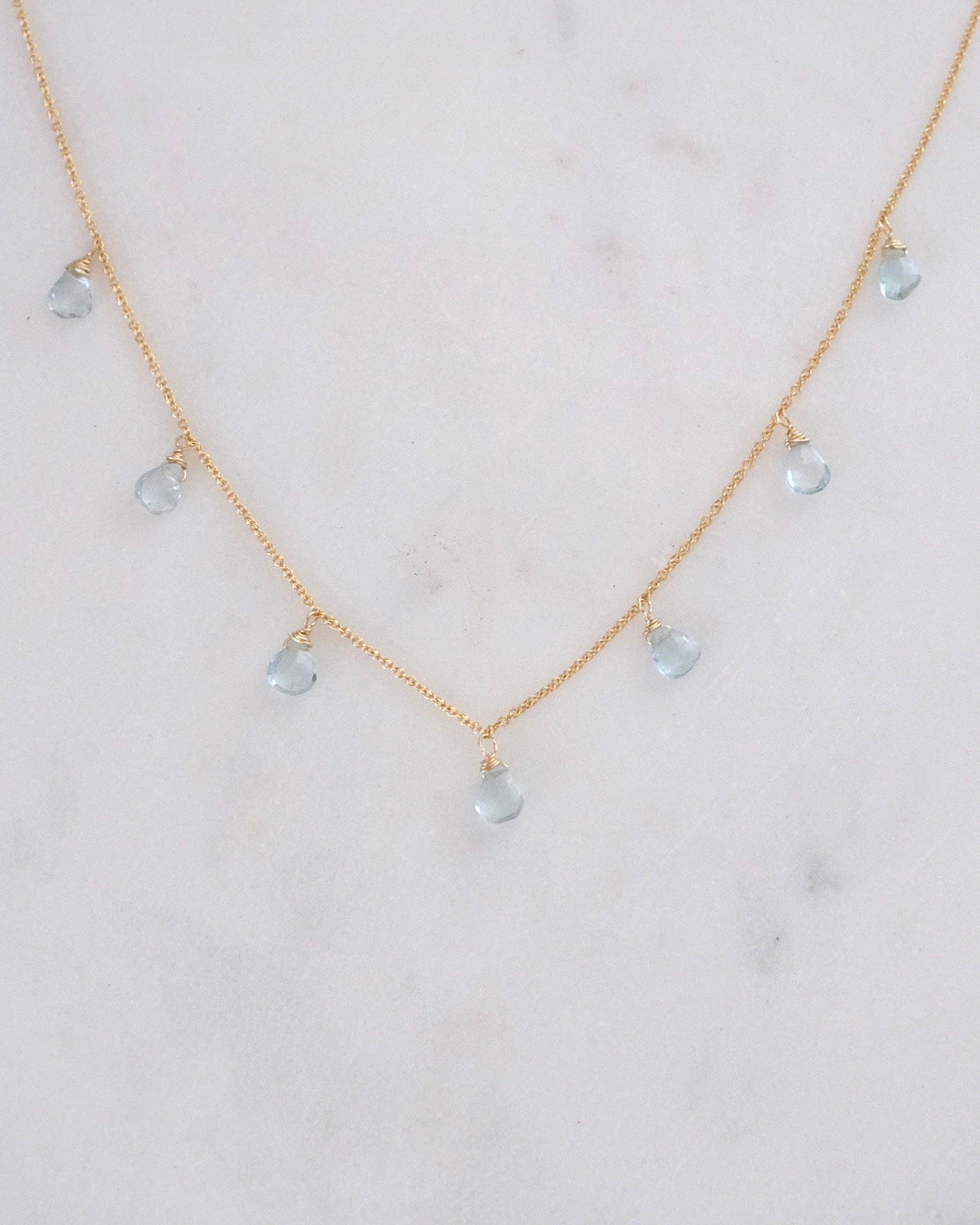 Aquamarine Princess Necklace
