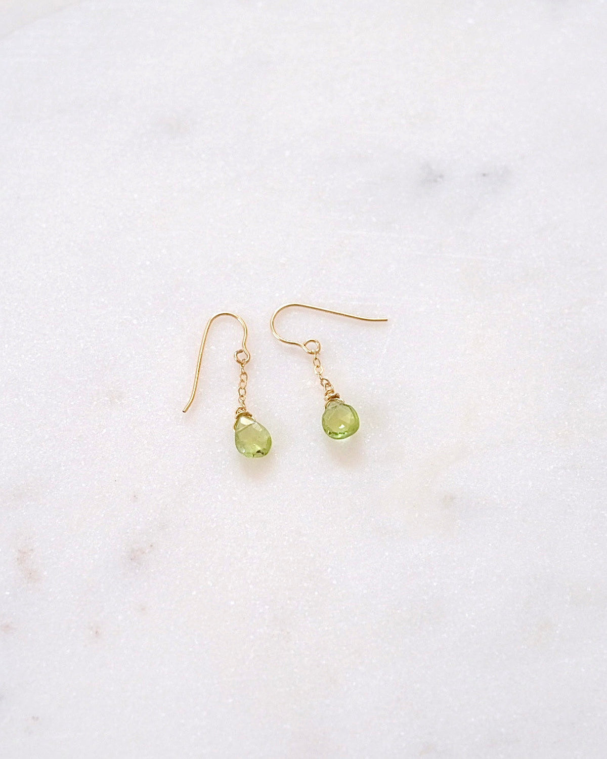 Peridot Drop Earrings