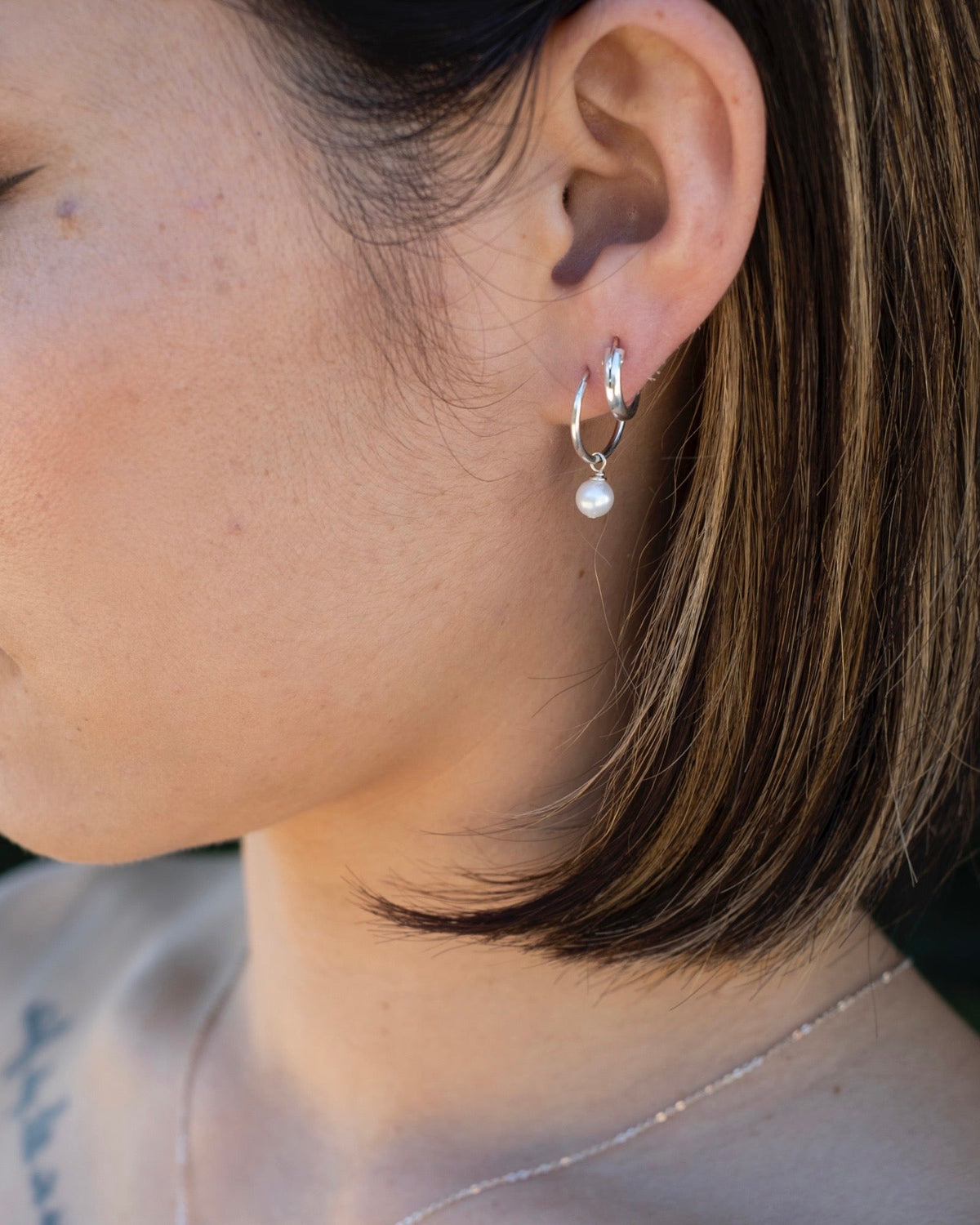 Huggie hoops (Silver)