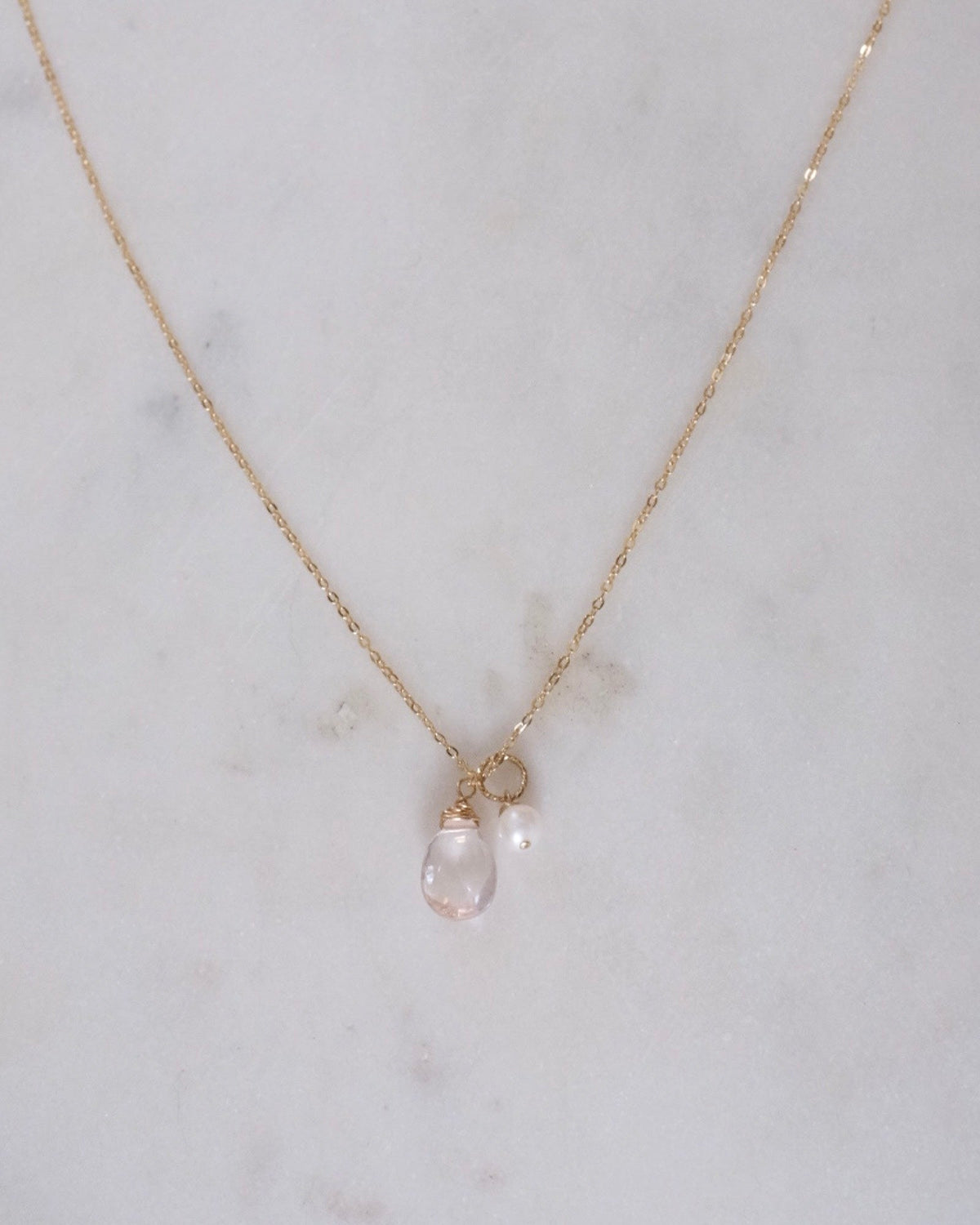 Rose Pearl Necklace