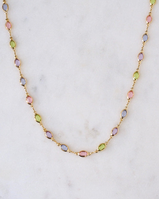 Margaret colourful Gold Necklace
