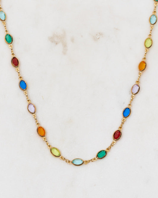 Gisela Colourful Gold Necklace