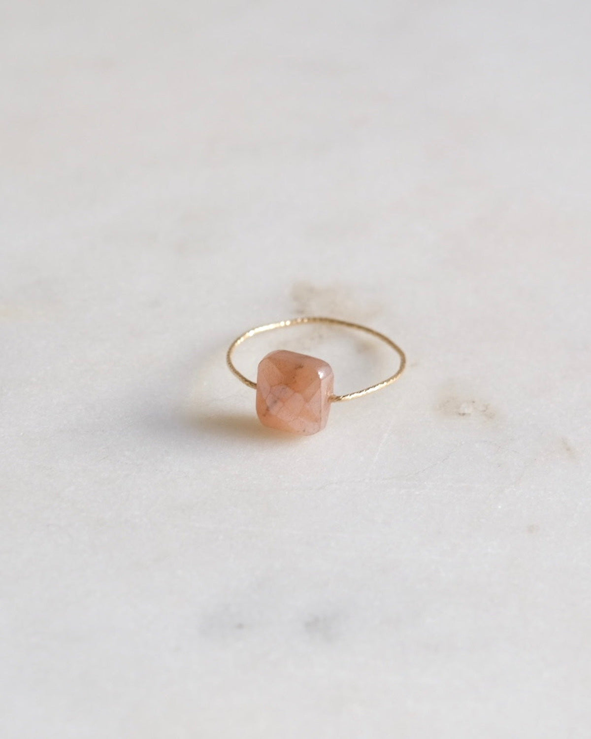 Chocolate Moonstone Ring