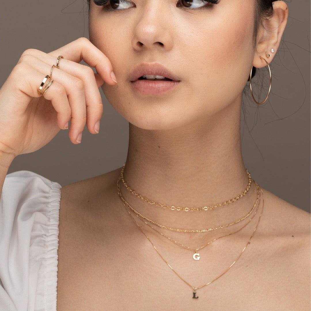 Gold Infinity Hoop Earrings