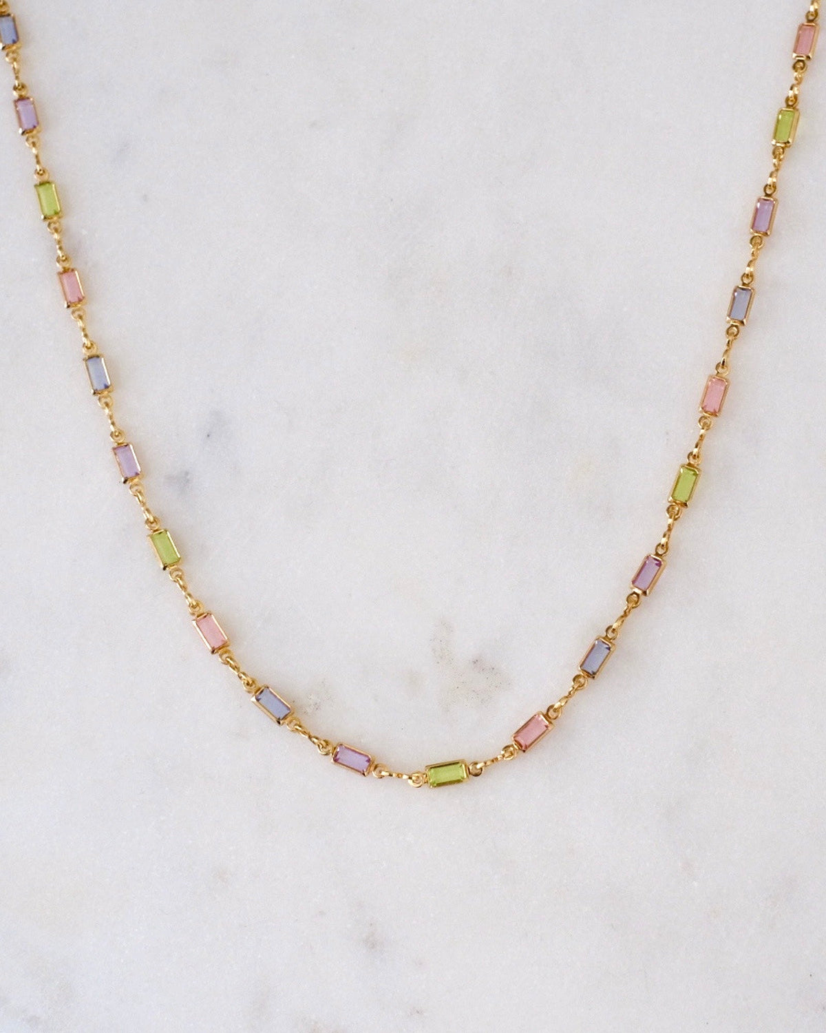 Daria Colourful Gold Necklace