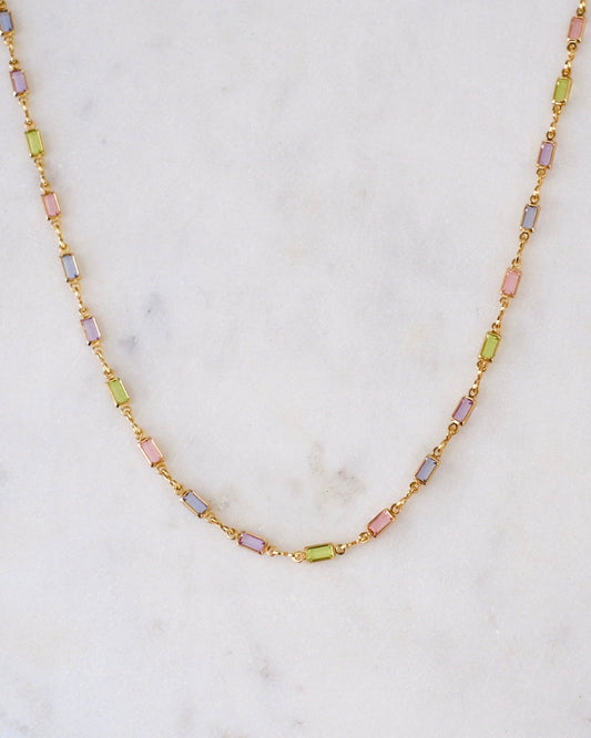 Daria Colourful Gold Necklace
