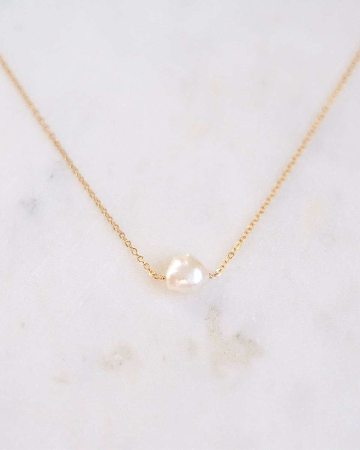 Keshi Point Necklace