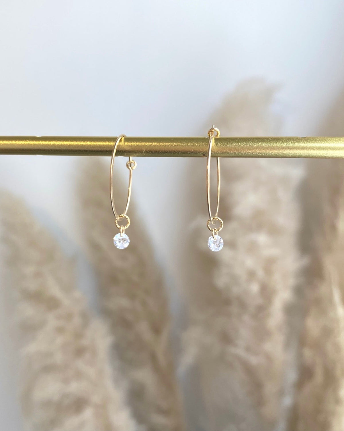 Elegance flat Hoop Earrings