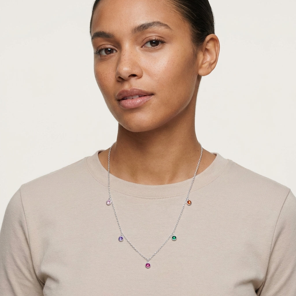 Collar de plata de ley
