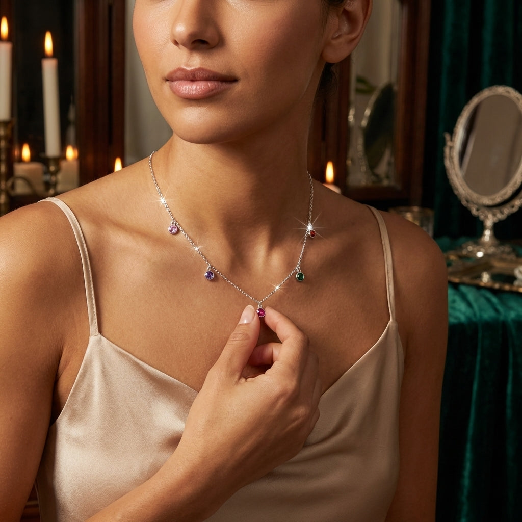 Collar de plata de ley