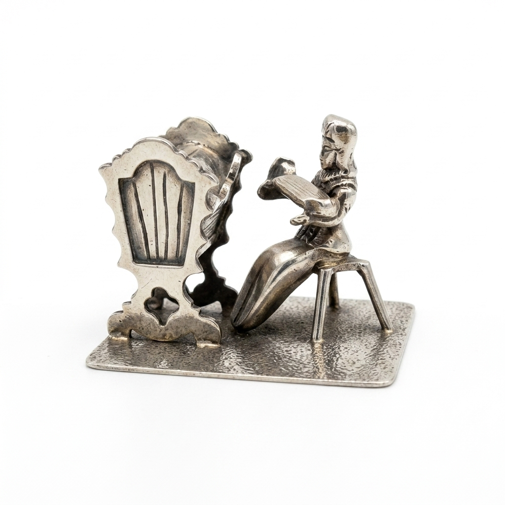 Sterling Silver 925 Mother And Baby Nursery Scene Ornament 18g