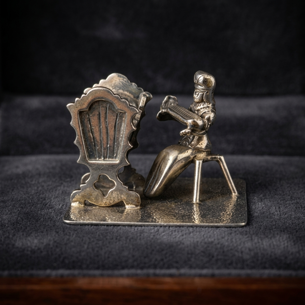 Sterling Silver 925 Mother And Baby Nursery Scene Ornament 18g