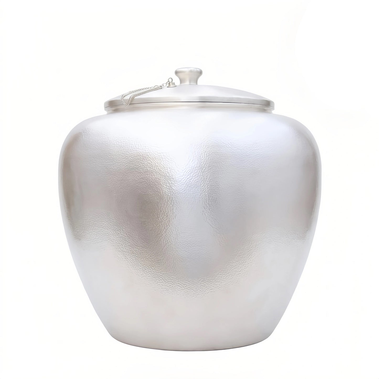 Handcrafted 999 Fine Silver Water Jar with Lid